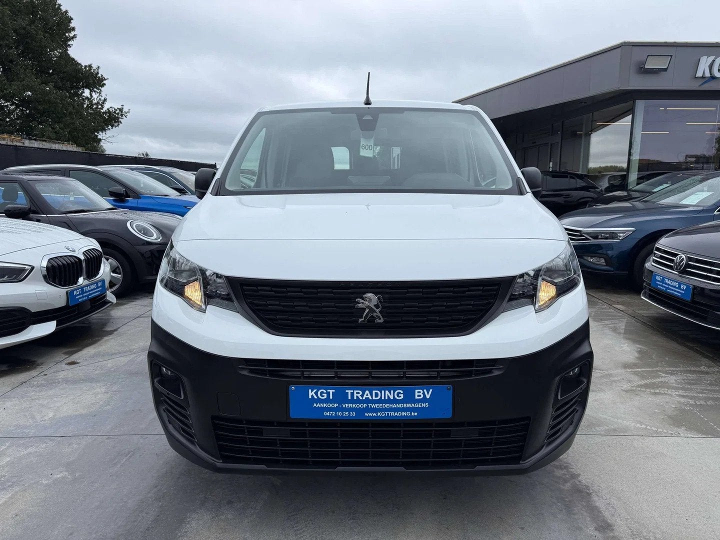 Peugeot Partner 1.5 BLUEHDI L2 DUBBEL CABINE 5 ZIT / LICHTE, Auto's, Start-stop-systeem, 75 kW, Stof, Gebruikt