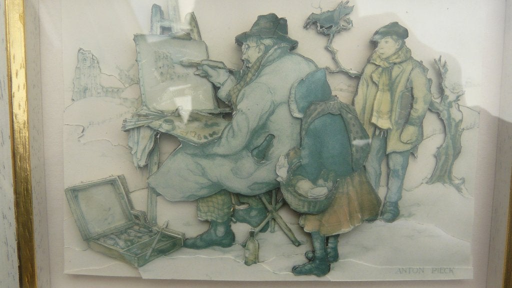Anton Pieck : 2 vintage werken in mooie staat, Collections, Efteling, Comme neuf, Enlèvement ou Envoi