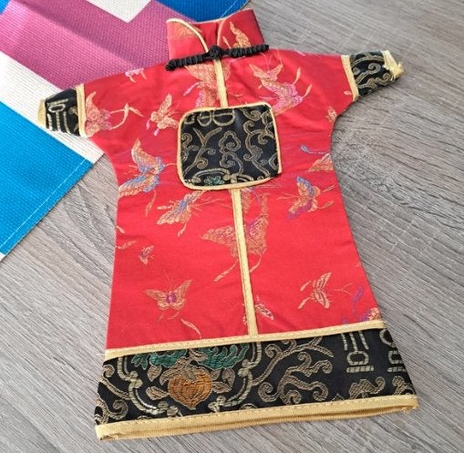 Flessen jurk, Maison & Meubles, Accessoires pour la Maison | Autre, Enlèvement ou Envoi, Comme neuf, Rouge, Autres matériaux