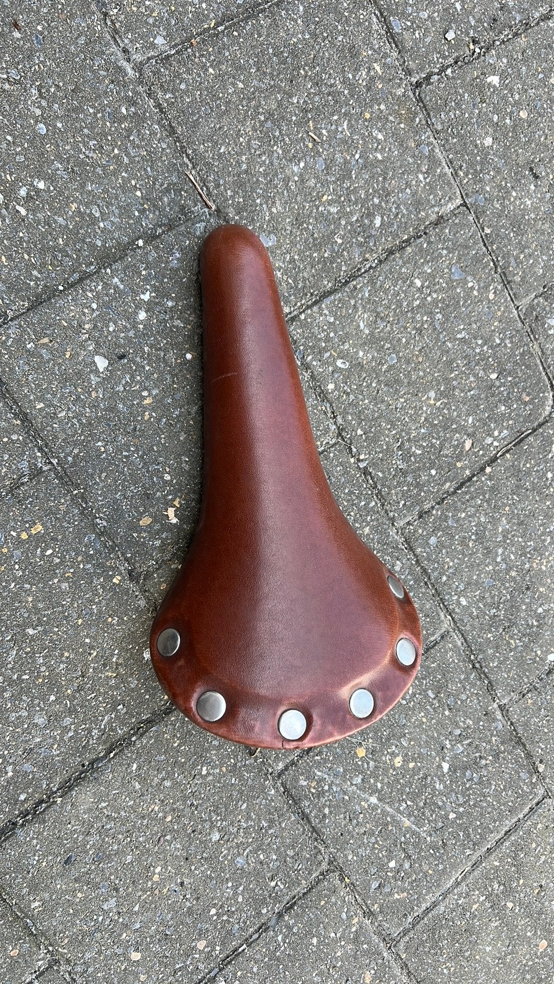 Vintage lederen zadel, Ophalen of Verzenden, Zo goed als nieuw