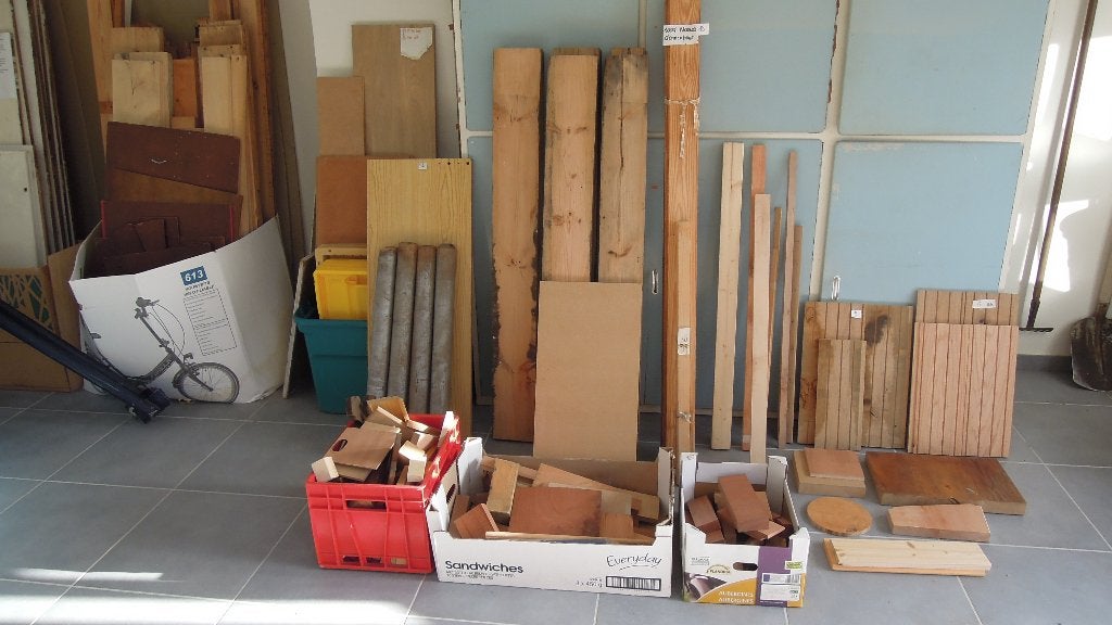 Overschotten hout, mdf, Ophalen