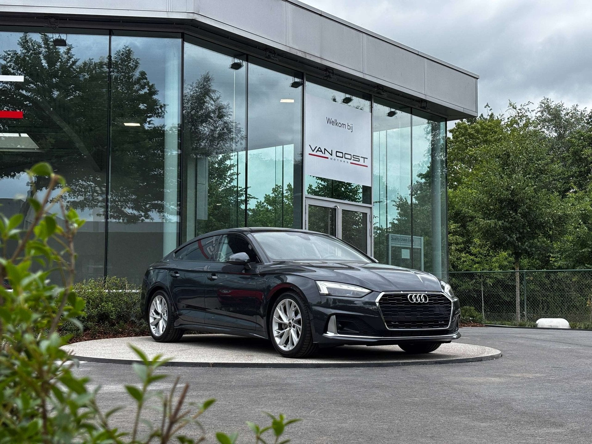 Audi A5 A5 Sportback 40 TFSI Advanced OPF S tronic, Autos, Argent ou Gris, https://public.car-pass.be/vhr/bc6253ea-4749-4aa0-b4b9-f79a0537bd49