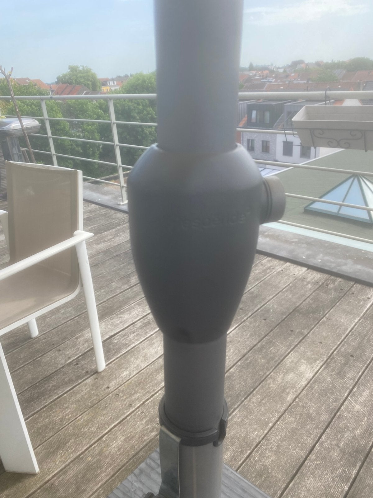 Parasol + dalles, Jardin & Terrasse, Enlèvement, Comme neuf