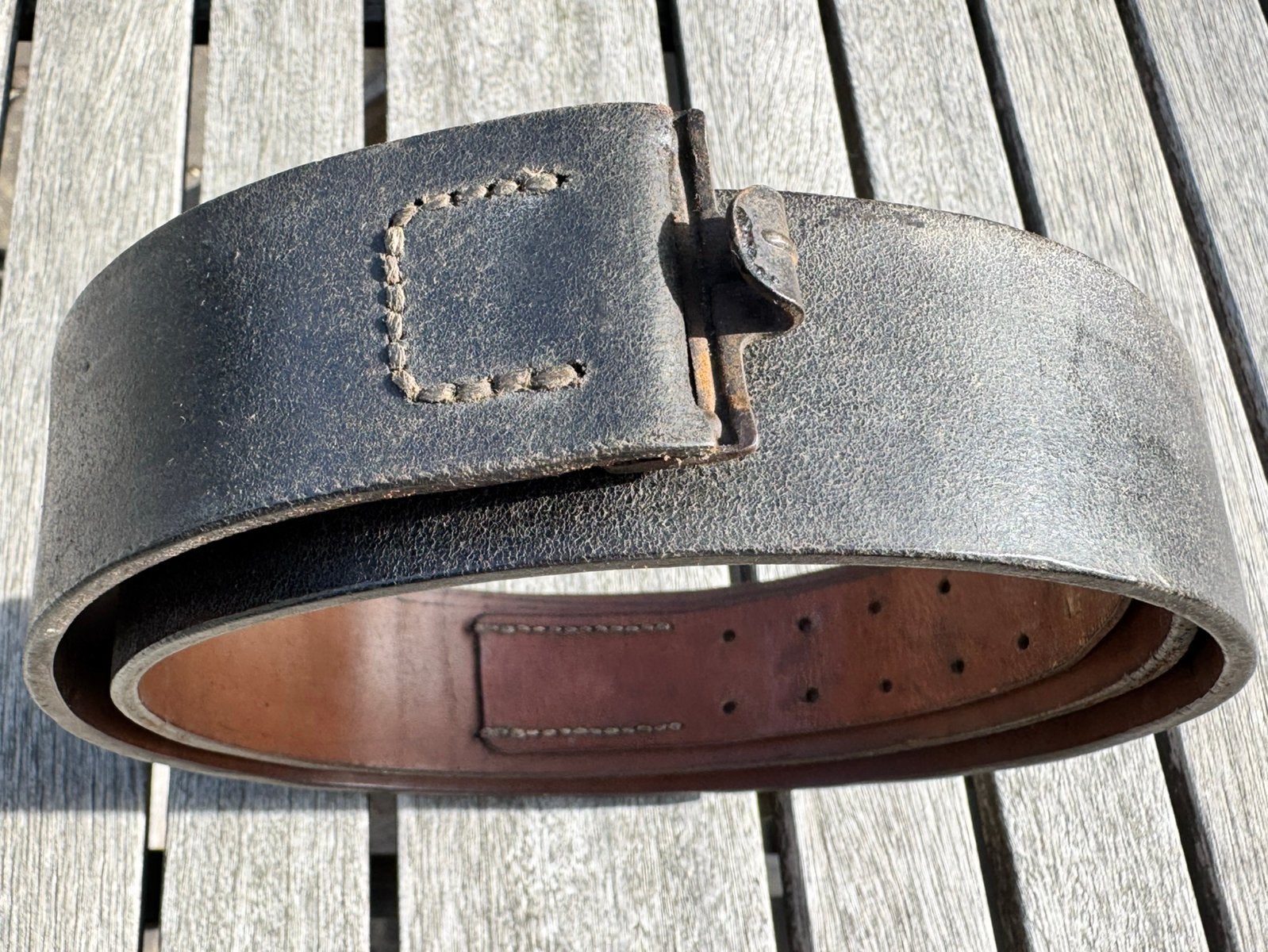 Ceinturon allemand, Collections, Enlèvement ou Envoi, Armée de terre, Vêtements ou Chaussures