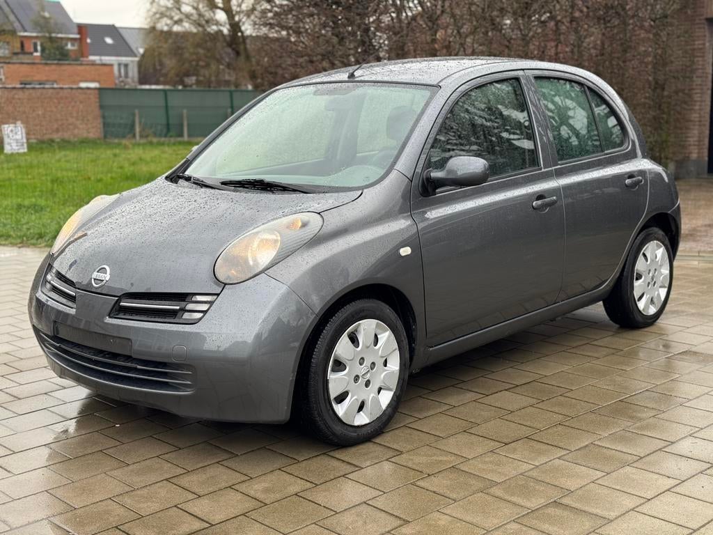 NISSAN MICRA / GOEDE STADWAGEN! / AIRCO! / GEKEURD VVK!, Auto's, Nissan, Voorwielaandrijving, Stof, Zwart, Micra