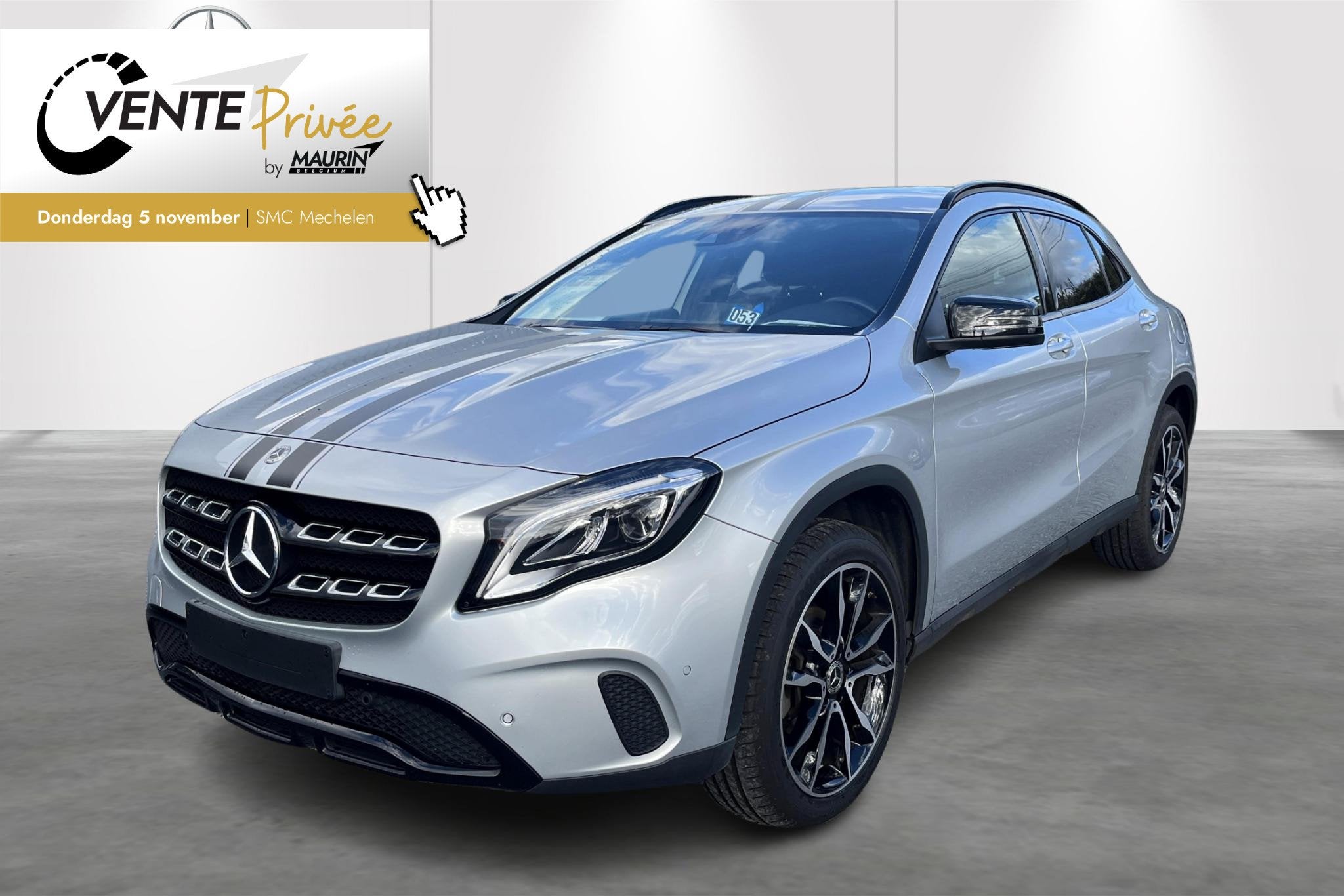 Mercedes-Benz GLA GLA 180 Business Solution, Argent ou Gris, Entreprise, 700 kg, Boîte manuelle