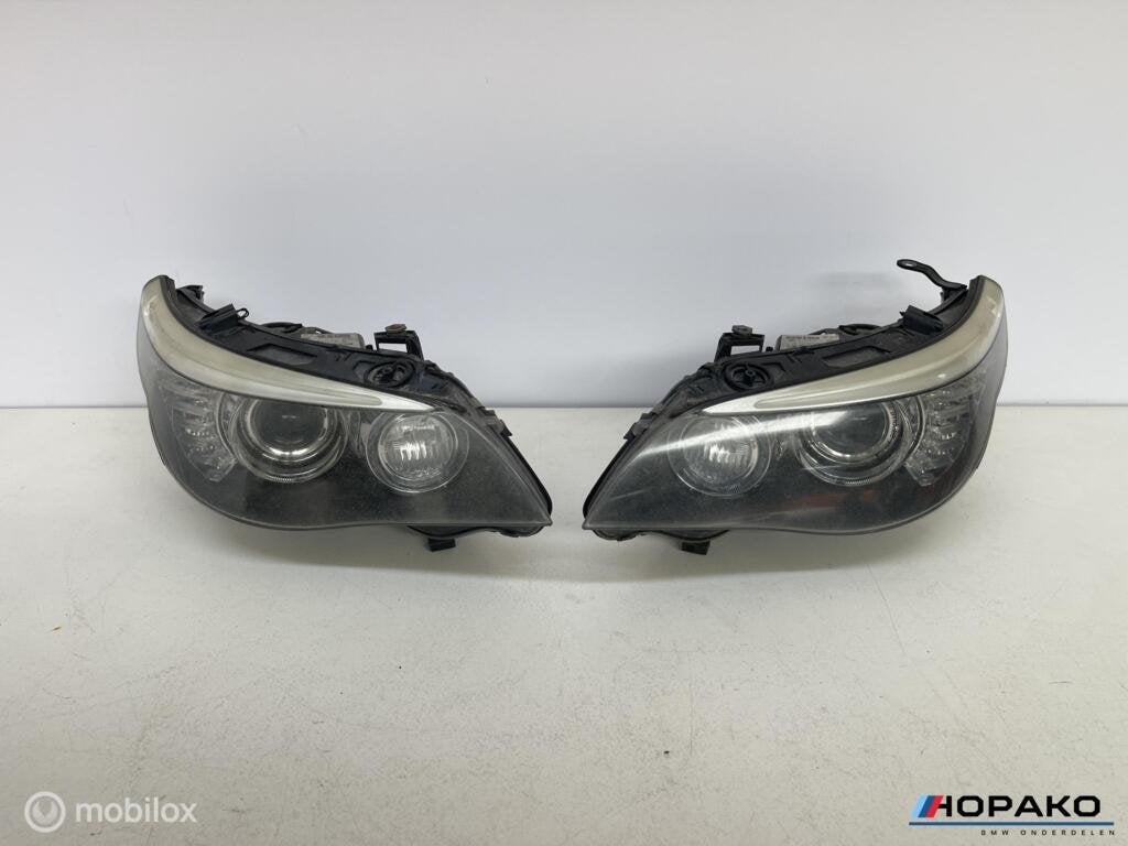 Koplampen set BMW E60 LCI / facelift xenon I (origineel), Enlèvement ou Envoi, Einsteinlaan 5 rijswijk, Bmw, Utilisé