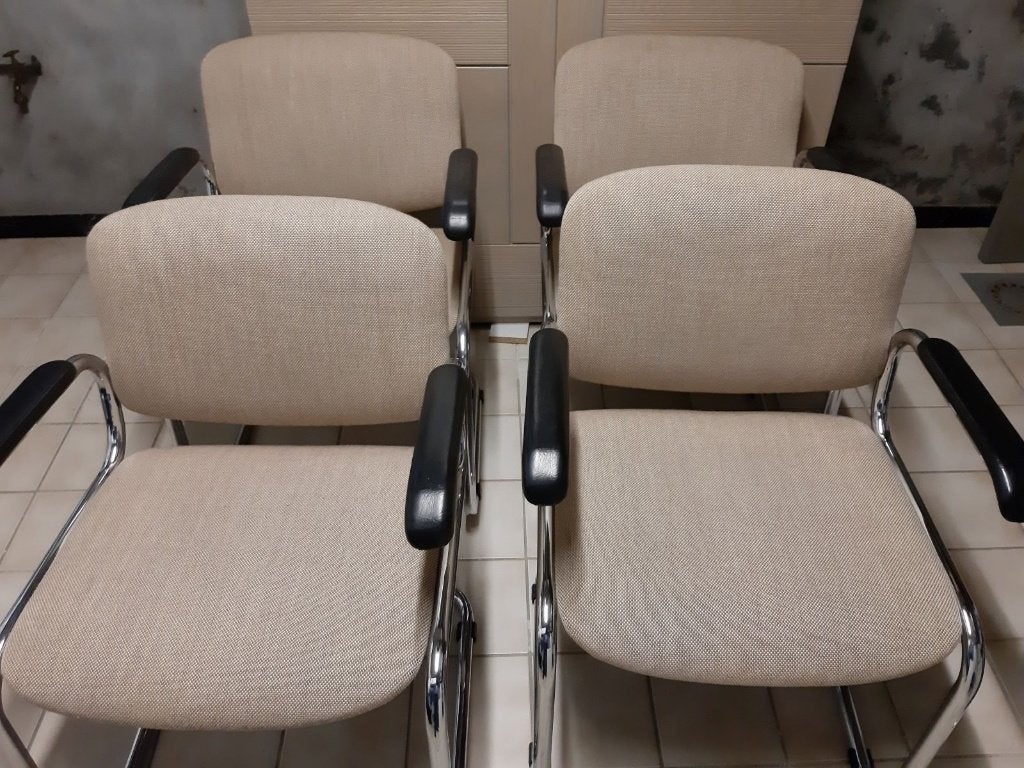 Stoelen, Ophalen, Gebruikt, Metaal, Vier