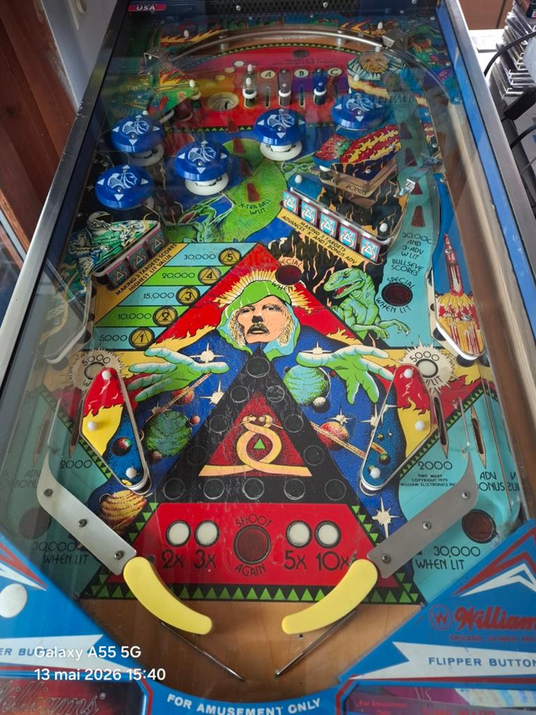 Flipper Time Warp, Ophalen