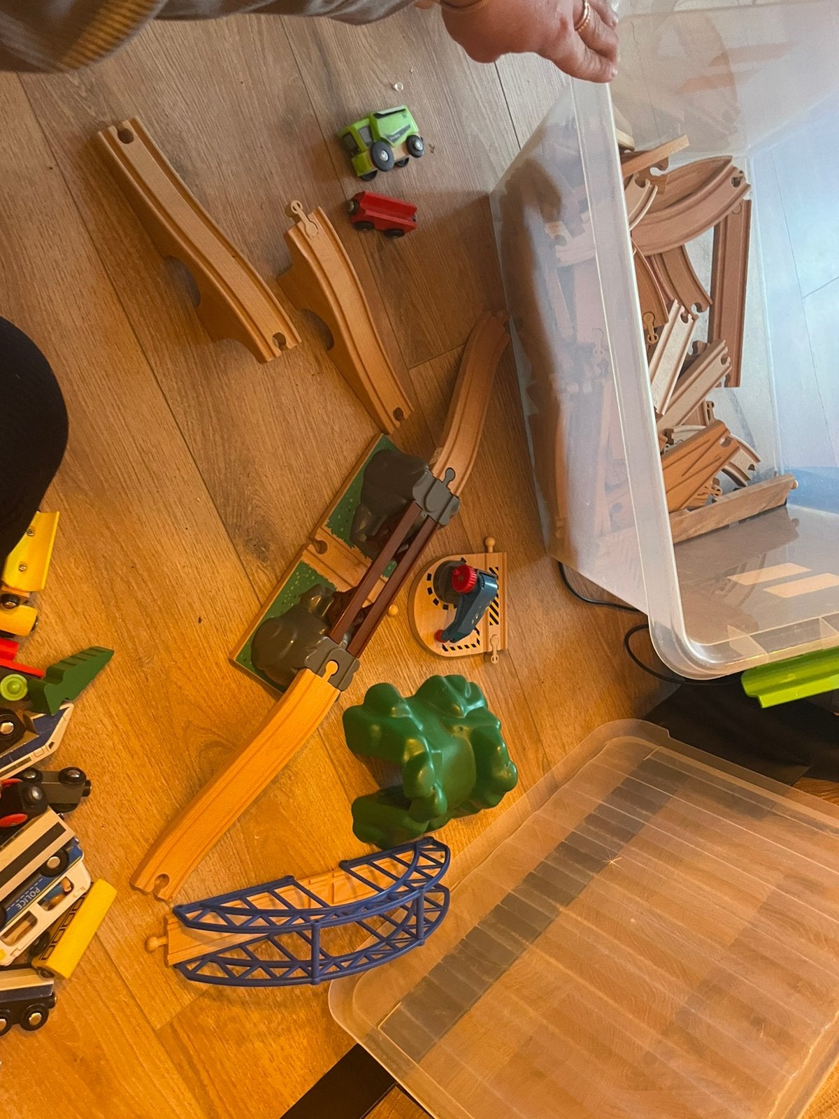 Houten trei brio en andere onderdelen, Kinderen en Baby's, Speelgoed | Houten speelgoed, Ophalen, Zo goed als nieuw