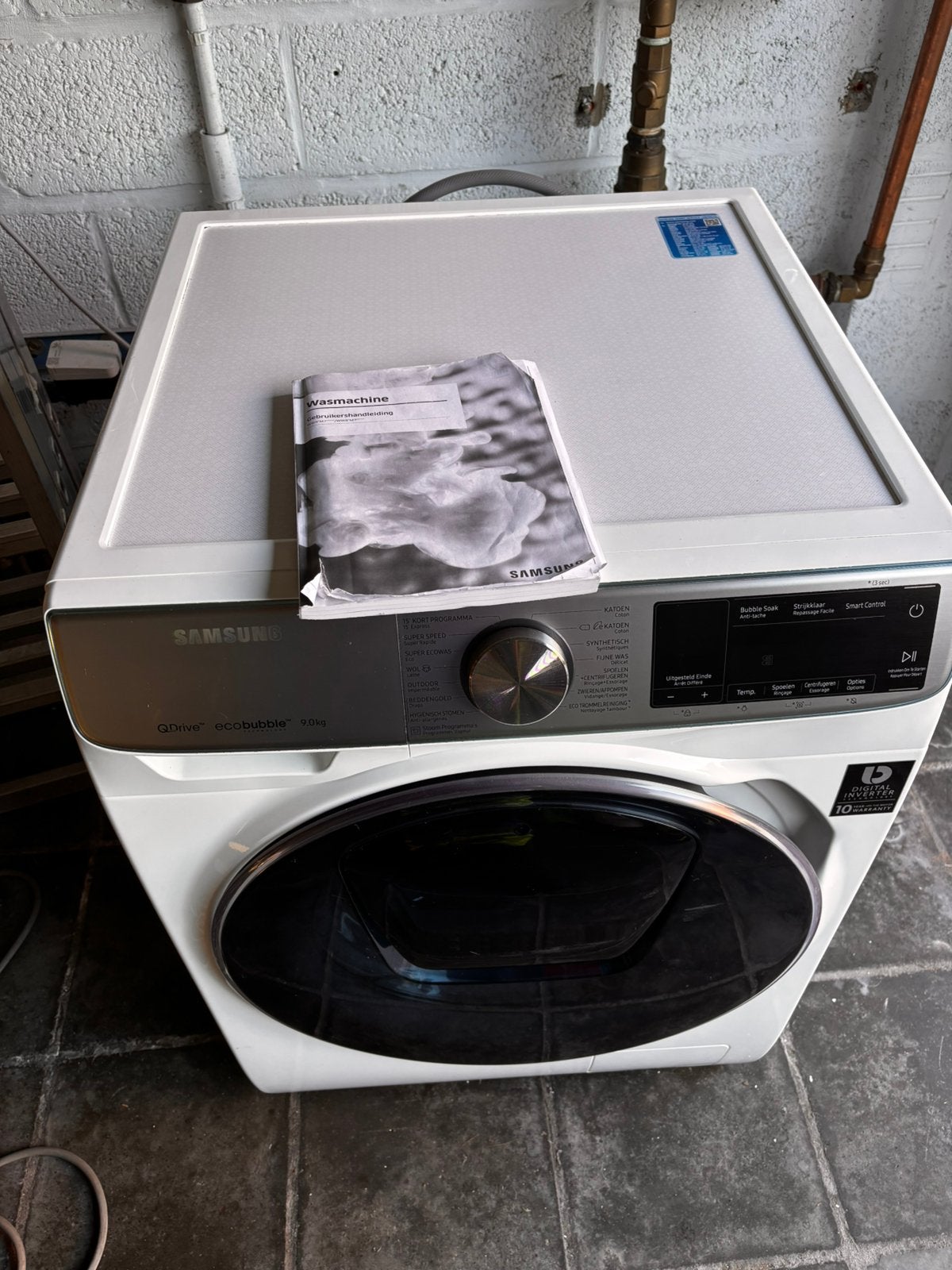 Samsung EcoBubble QuickDrive 9 kg — très bon état, Electroménager, Enlèvement, Comme neuf