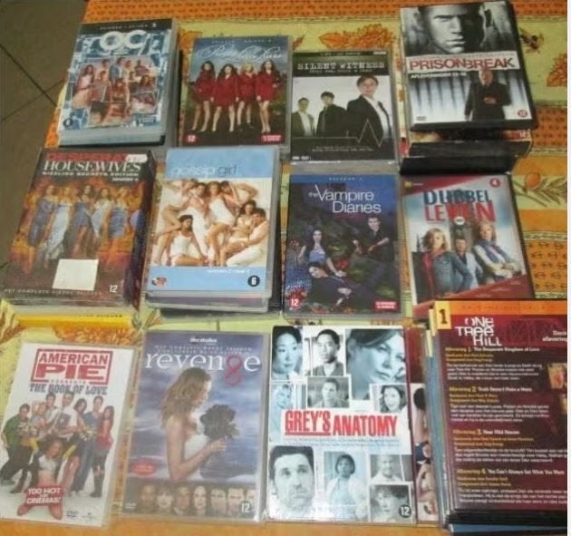 Grote partij van 127 DVD's van bekende Series, Ophalen of Verzenden, Zo goed als nieuw