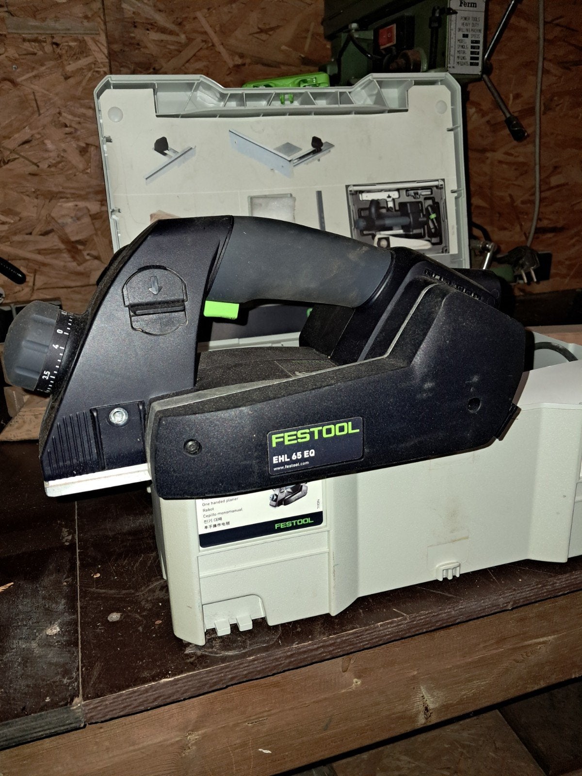 FESTOOL handschaafmachine type EHL 65, Enlèvement