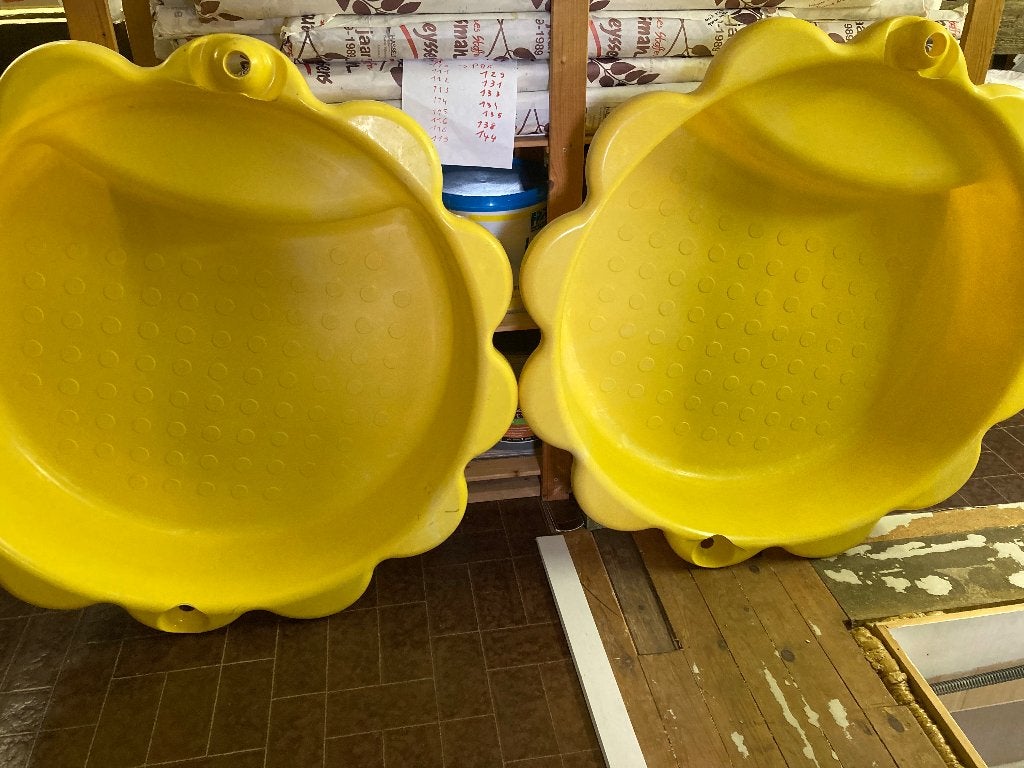 2 kinderplonsbadjes of zandbak, Ophalen, Gebruikt, Minder dan 80 cm, Overige typen