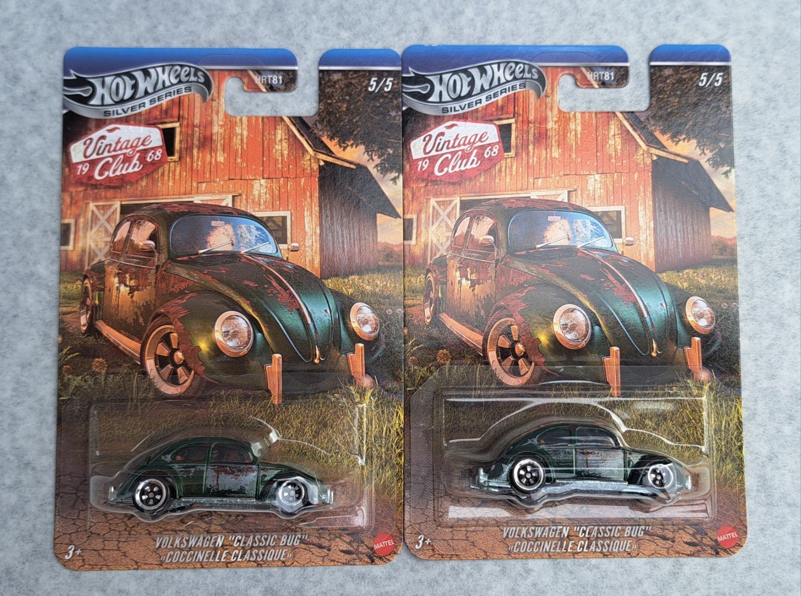 2x vw beetle classic hotwheels, Enlèvement ou Envoi, Comme neuf, Voiture