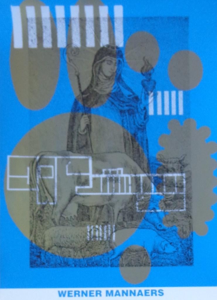 WERNER MANNAERS / AFFICHE / KLEURZEEFDRUK / 91x61cm / PANTER, Enlèvement ou Envoi