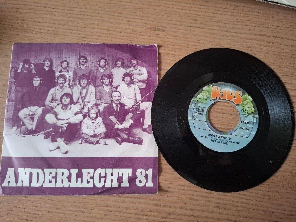 45T ANDERLECHT 81 Haan Munaron Lozano Coeck Broos, Collections, Enlèvement ou Envoi, Utilisé