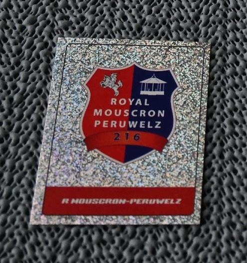 Panini/Pro League 2015/Emblème du Royal Mouscron Peruwelz, Collections, Envoi, Neuf, Affiche, Image ou Autocollant