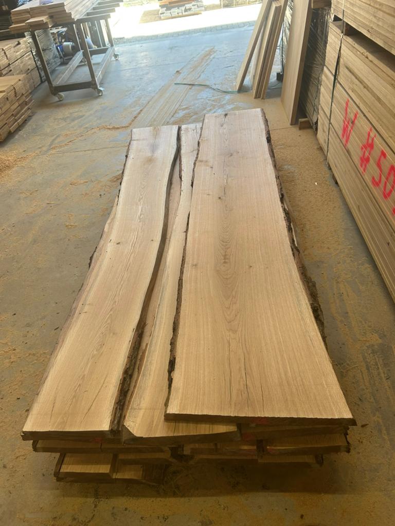Eiken schaaldelen te koop geschaafd. 45 mm dik 2450 lengte, Ophalen of Verzenden, Nieuw, 180 tot 250 cm, Planken
