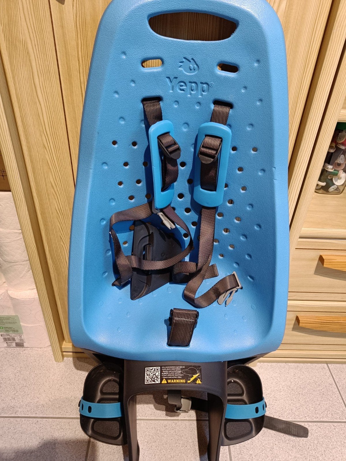 Fietsstoeltje Thule, Ophalen, Achterzitje, Voetsteuntjes, 9 t/m 18 kg