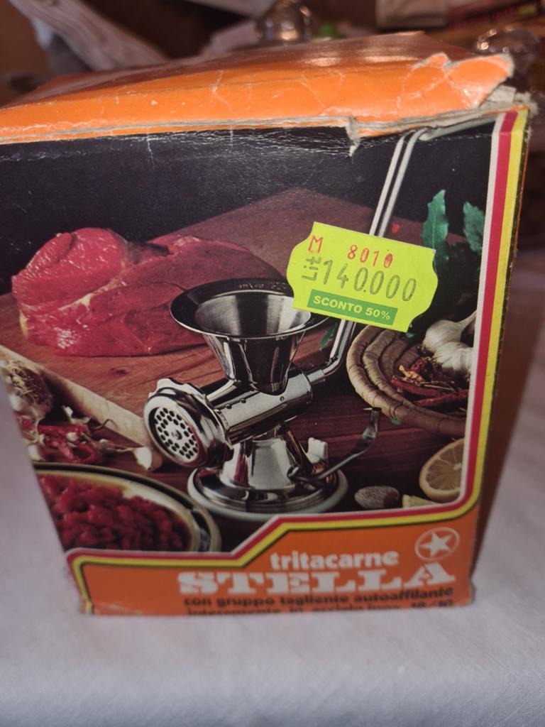 Vintage keuken vleesmolen, Ophalen