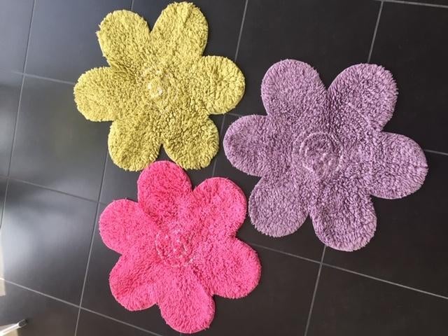 bloemenmatjes, Huis en Inrichting, Ophalen, Gebruikt, 50 tot 100 cm, Paars