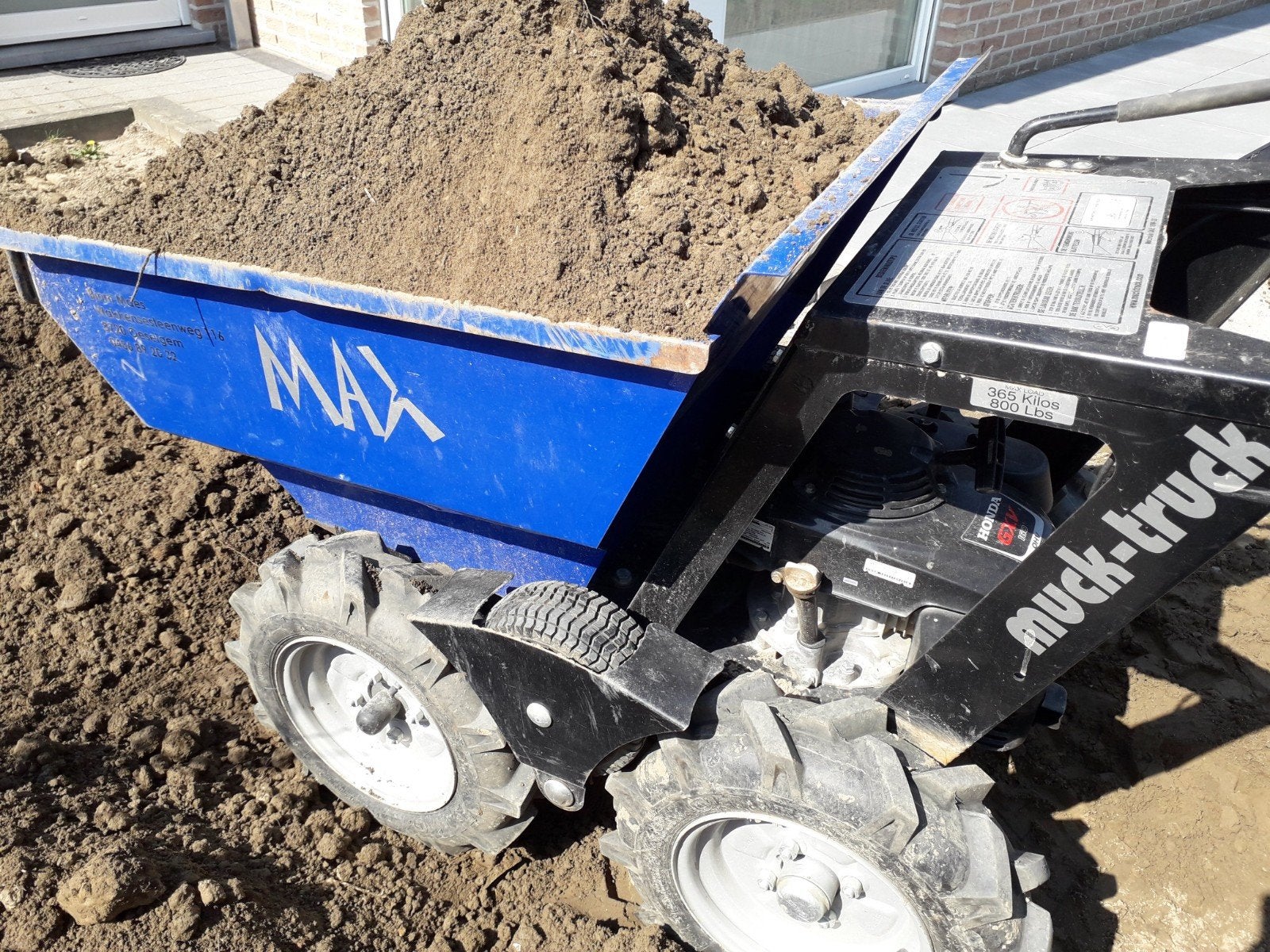 te huur minidumper 60 exbtw, Ophalen of Verzenden