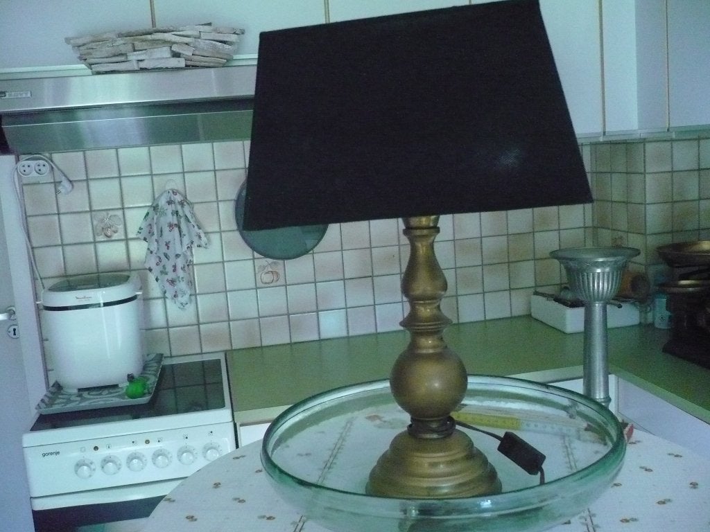 lampe en cuivre, Enlèvement