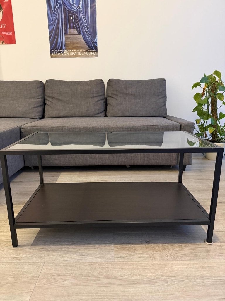 Table basse Ikea VITTSJÖ, Maison & Meubles, Enlèvement, Verre