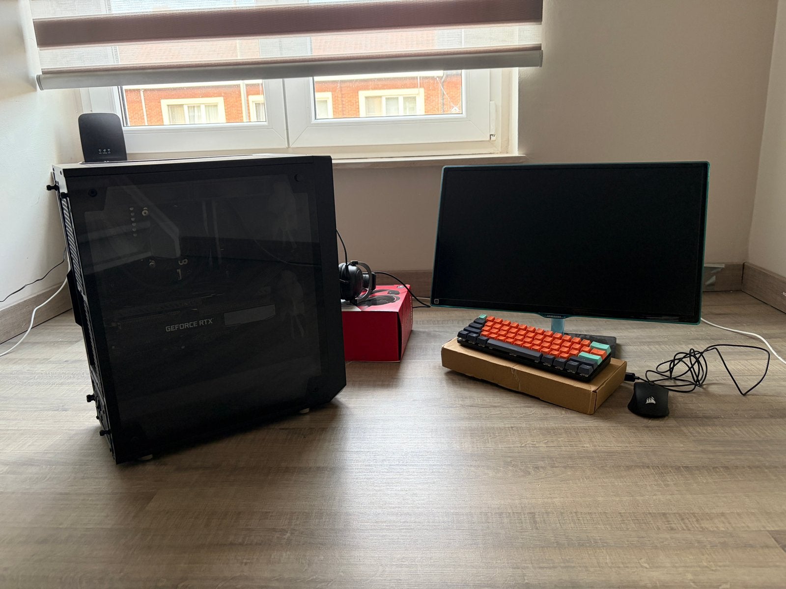 Gaming setup RTX 3070 Ryzen 5 5600x klaar voor gebruik, Computers en Software, Toetsenborden, Ophalen, Zo goed als nieuw
