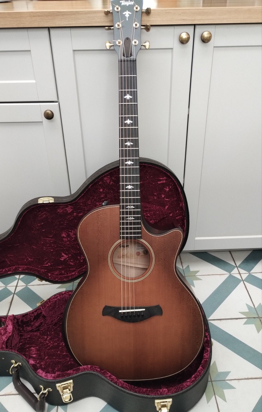 Taylor Builder's Edition 614CE, Enlèvement, Comme neuf, Guitare Western ou Guitare Folk, Avec capteur (piezo)