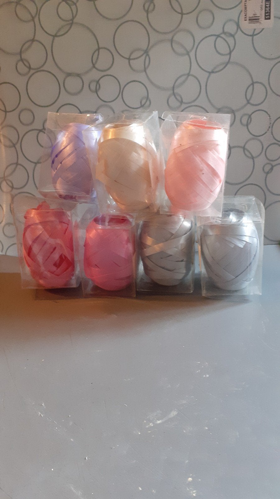lot de 7 boîtes rubans bolduc pour emballage cadeau, Divers, Papier cadeau, Enlèvement ou Envoi