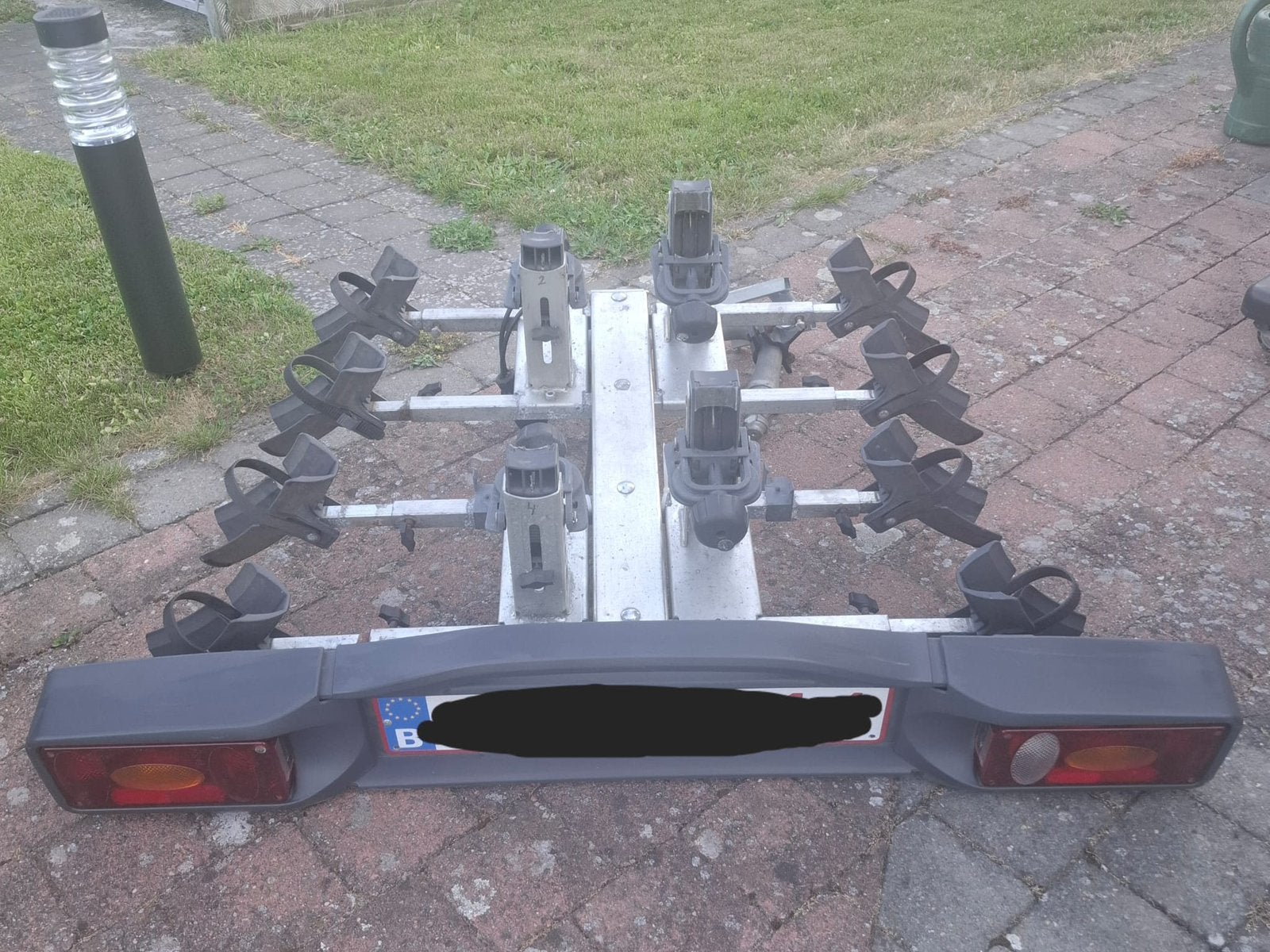 Fietsendrager voor 4 fietsen, Enlèvement, 3 vélos ou plus, Utilisé, Support d'attelage