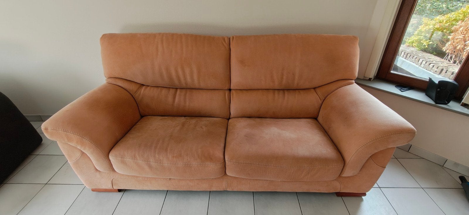 3 mooie zetels, 1 groot salon, Ophalen, Gebruikt, Overige maten, 75 tot 100 cm