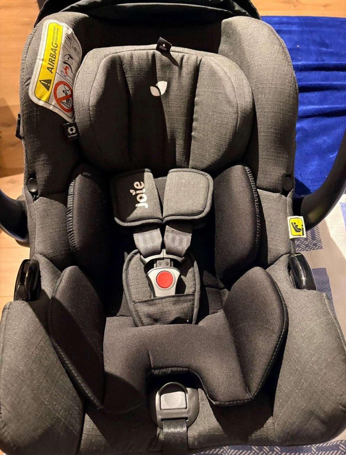 Draaibare autostoel Joie I-gemm 3 + draaibare basis I-encore, Ophalen, Zo goed als nieuw, Isofix