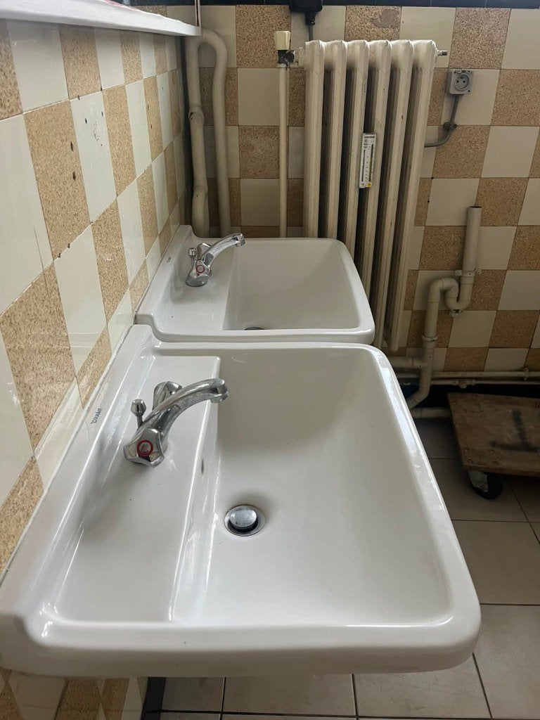 Lavabo Duravit 2 pièces, Bricolage & Construction, Sanitaire, Enlèvement, Utilisé, Lavabo