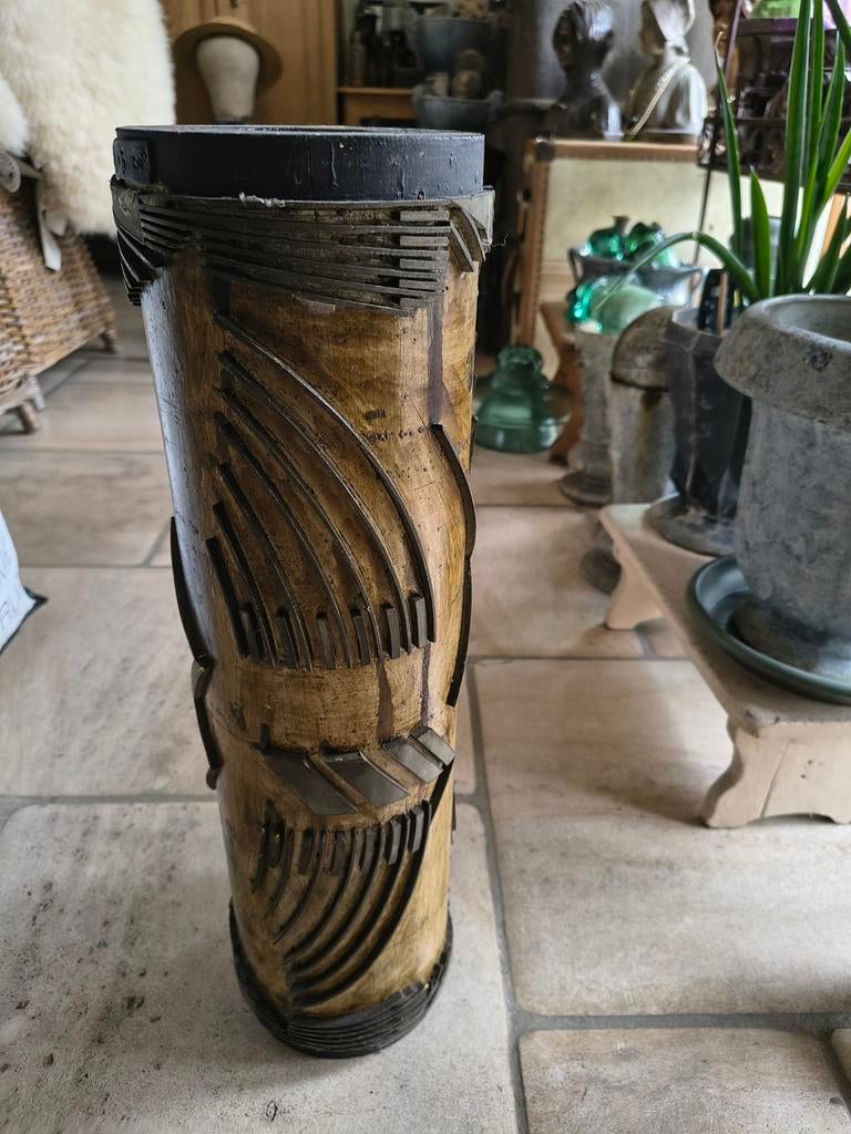 Unieke industriële behangwals/behangrol, Antiek en Kunst, Ophalen