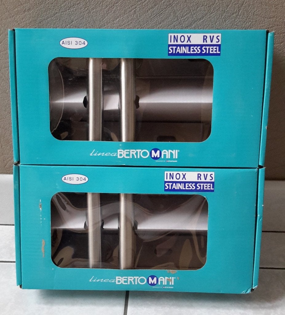 2 x set deurklinken INOX Linea ( NIEUW ), Ophalen of Verzenden, Nieuw, Inox