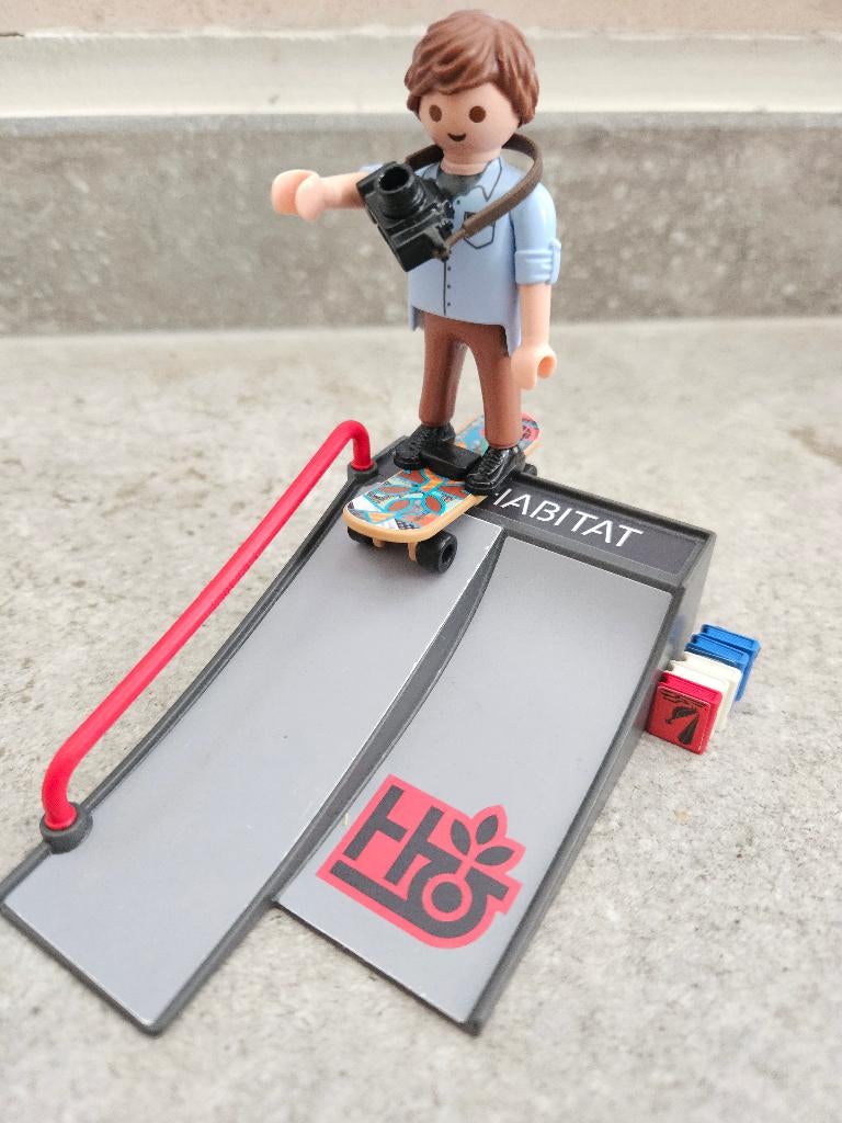 Playmobil Skatebaan 9094, Kinderen en Baby's, Ophalen of Verzenden, Zo goed als nieuw, Complete set