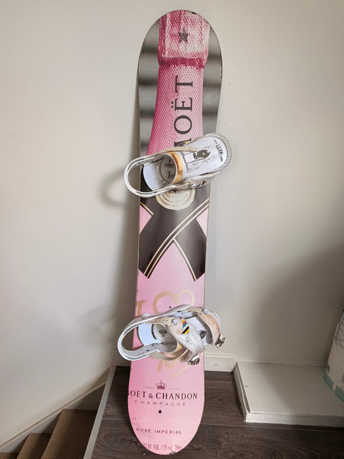 Snowboard 150cm, Sport en Fitness, Ophalen, Gebruikt, Bindingen