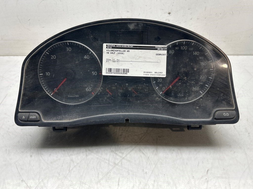 INSTRUMENTS DE BORD Volkswagen Golf V Variant (1K5), Volkswagen, Volkswagen AG, Utilisé, Kundenbetreuung@volkswagen.de