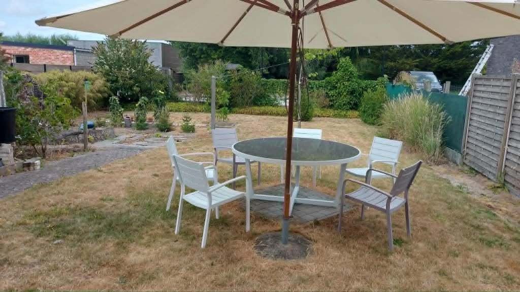 tuinmeubelen en parasol, Tuin en Terras, Tuinmeubel-accessoires, Ophalen, Gebruikt