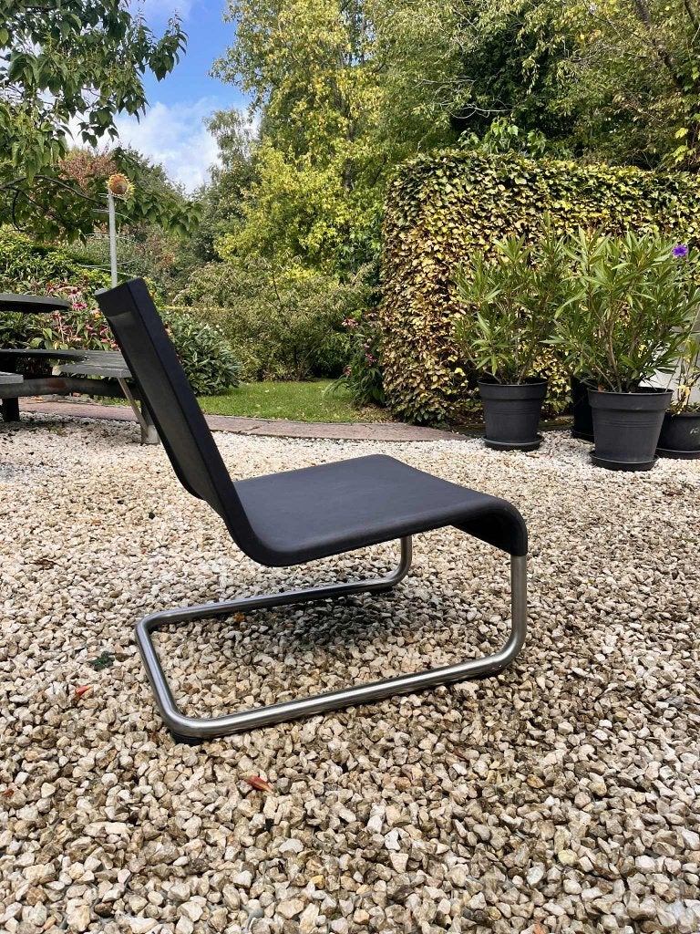 Vitra .06 Lounge Stoel - Maarten Van Severen Design, Huis en Inrichting, Fauteuils, Gebruikt, Kunststof, Metaal, 50 tot 75 cm