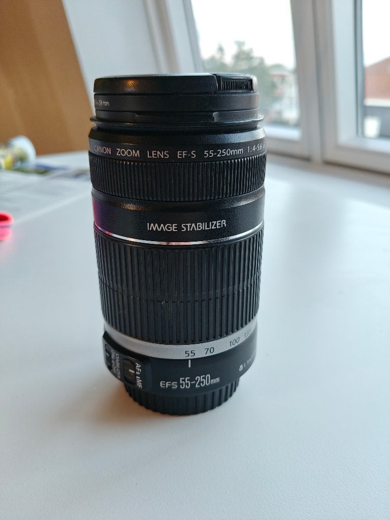 Canon zoom lens ef-s 55-250ll 1:4-5,6 is, TV, Hi-fi & Vidéo, Photo | Lentilles & Objectifs, Lentille standard, Utilisé, Zoom, Canon EF-S