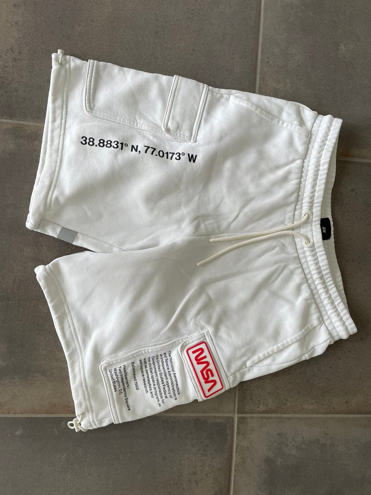 Trendy short heren wit, Ophalen of Verzenden, Zo goed als nieuw, Wit