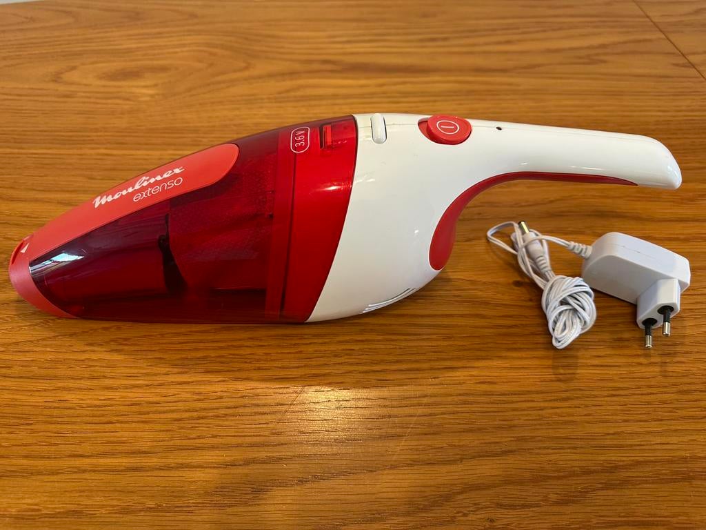 Moulinex Extenso handstofzuiger, Elektronische apparatuur, Ophalen, Gebruikt, Reservoir, Kruimeldief