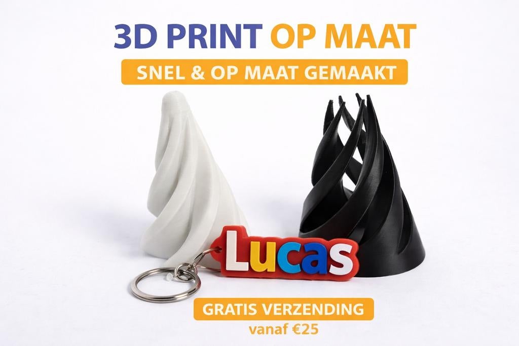 3D PRINT SERVICE OP MAAT – TOT 4 KLEUREN!, Ophalen of Verzenden