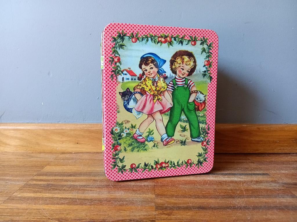 Mooie blikken doos, als nieuw, Collections, Boîte en métal, Enlèvement ou Envoi, Comme neuf