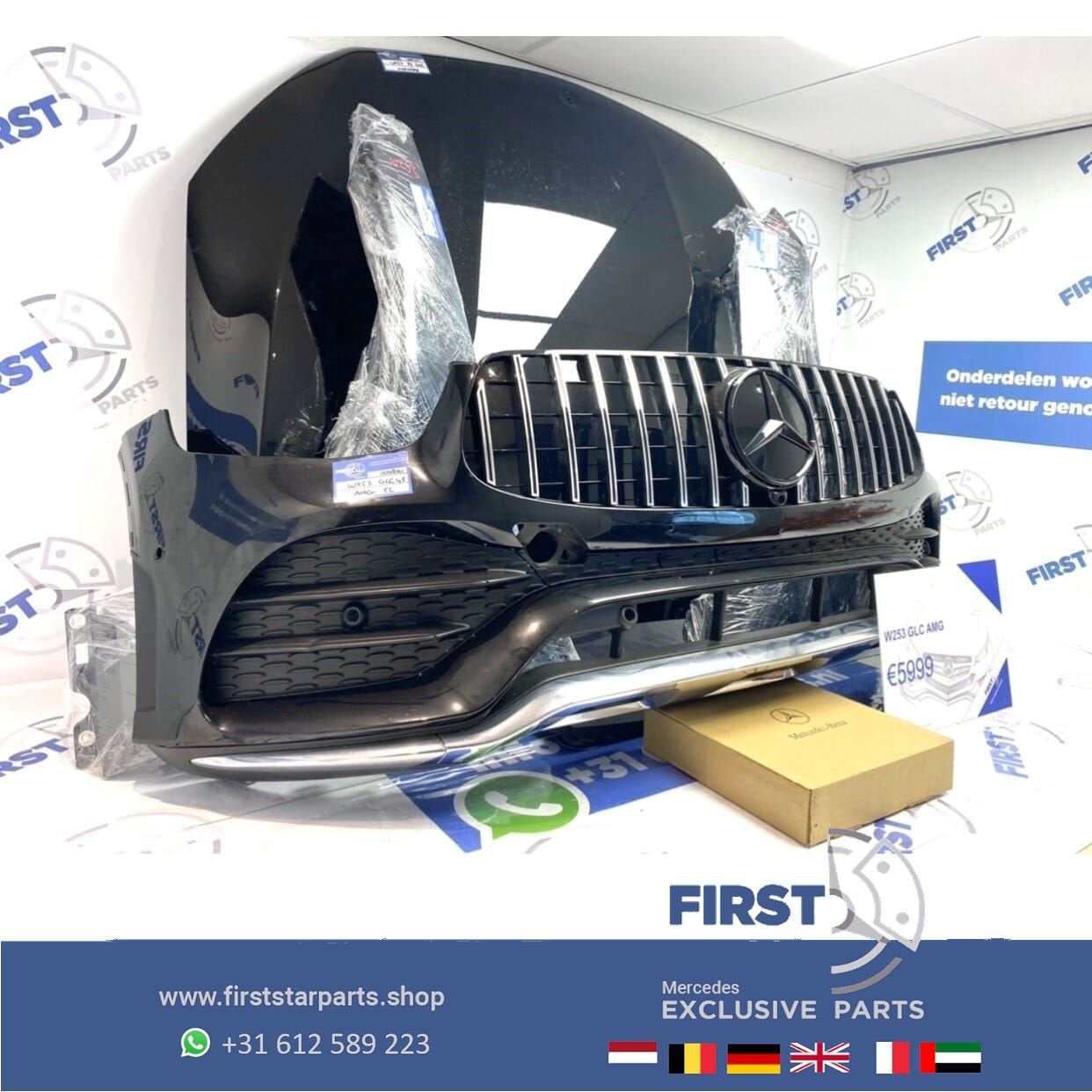 2020 W253 X253 C253 GLC FACELIFT VOORKOP ZWART COMPLEET FRON, Utilisé, -, Avant, -