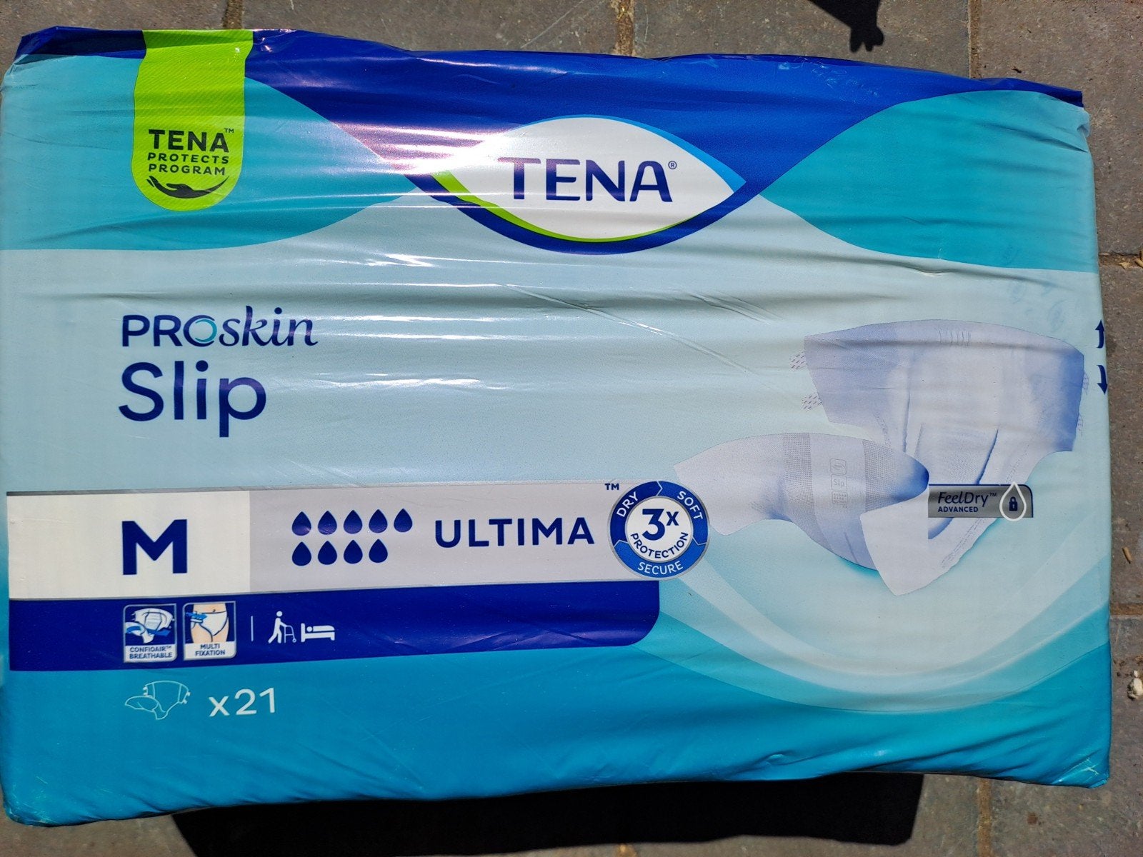 Tena pakket pampers maat M, Ophalen